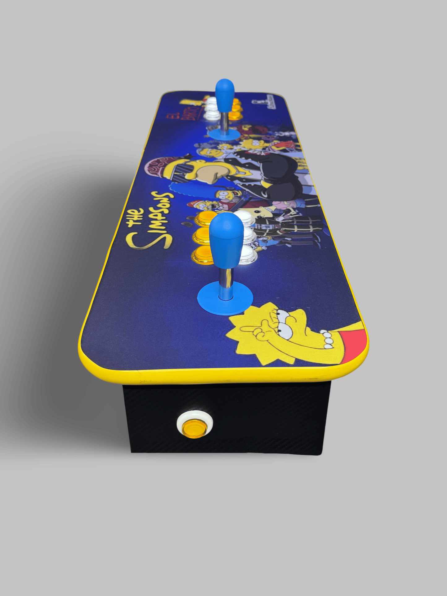 Tablero Arcade con botones de luz led - The Simpsons