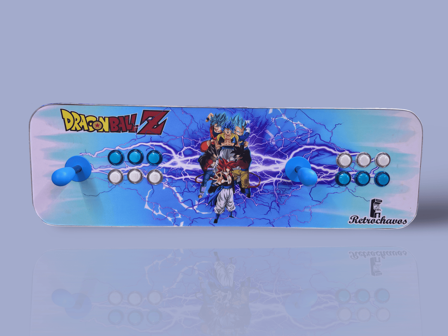 Tablero Arcade con botones de luz led - Dragon Ball 1.3