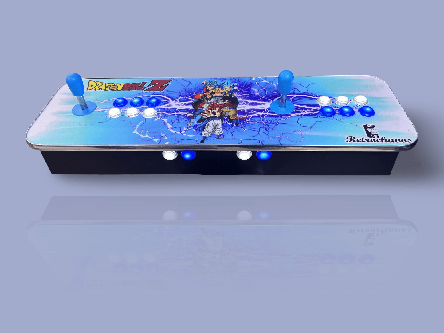 Tablero Arcade con botones de luz led - Dragon Ball 1.3