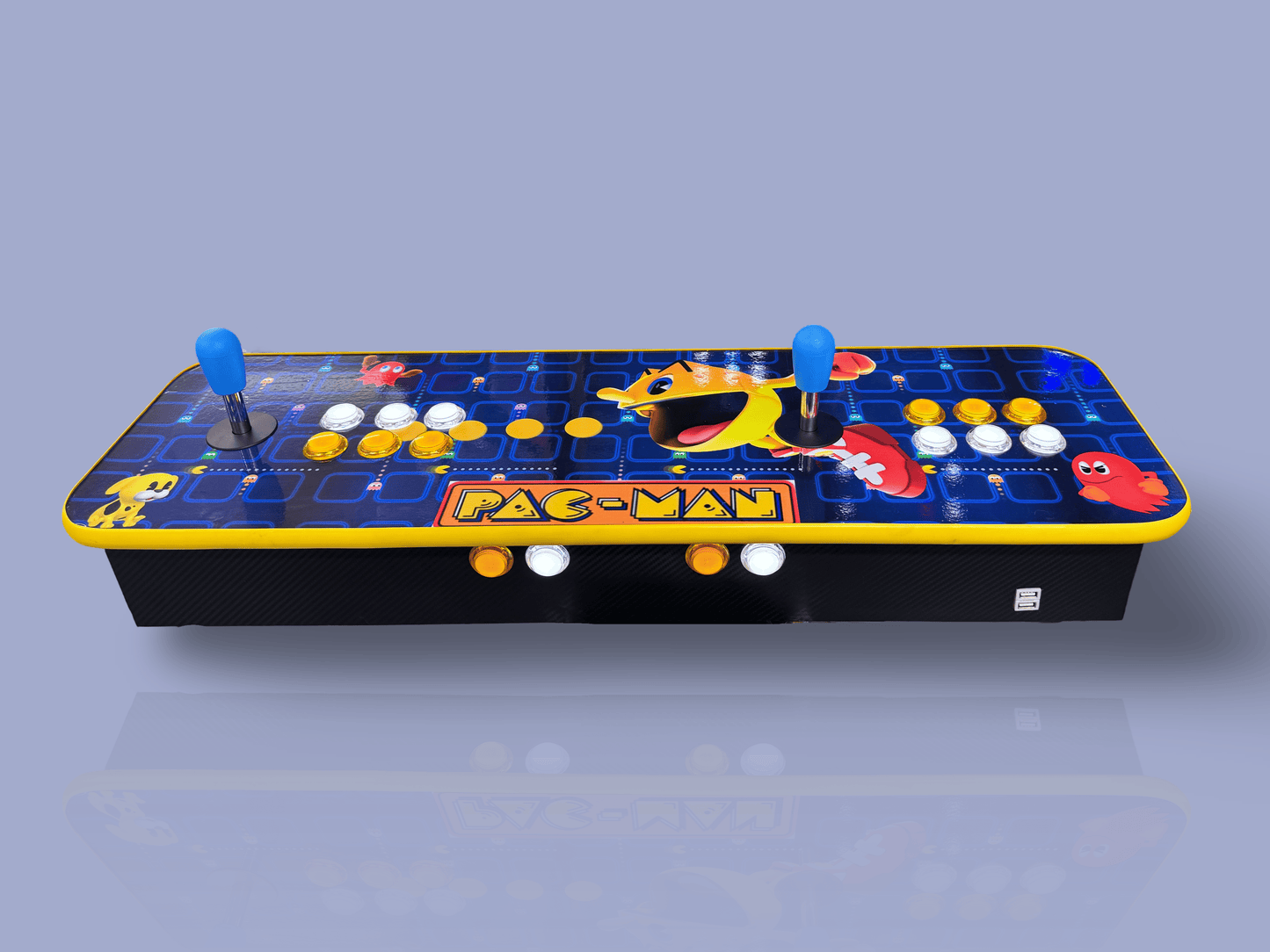 Tablero Arcade con botones de luz led - Pac Man 1.3