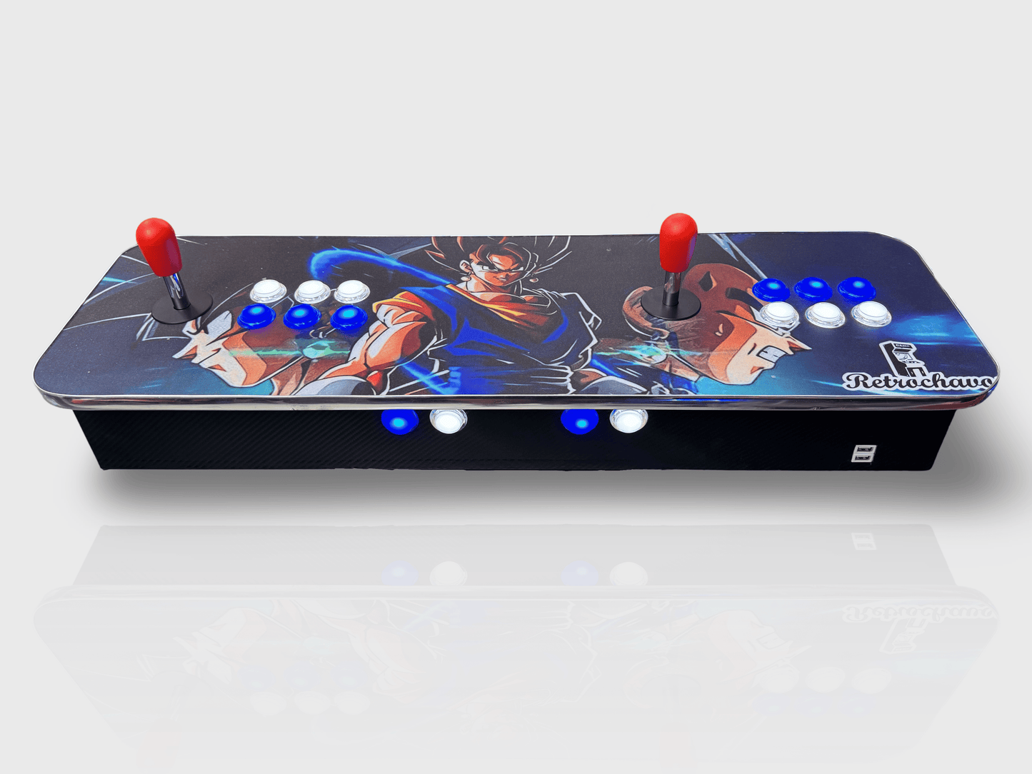 Tablero Arcade con botones de luz led - Dragon Ball 1.2