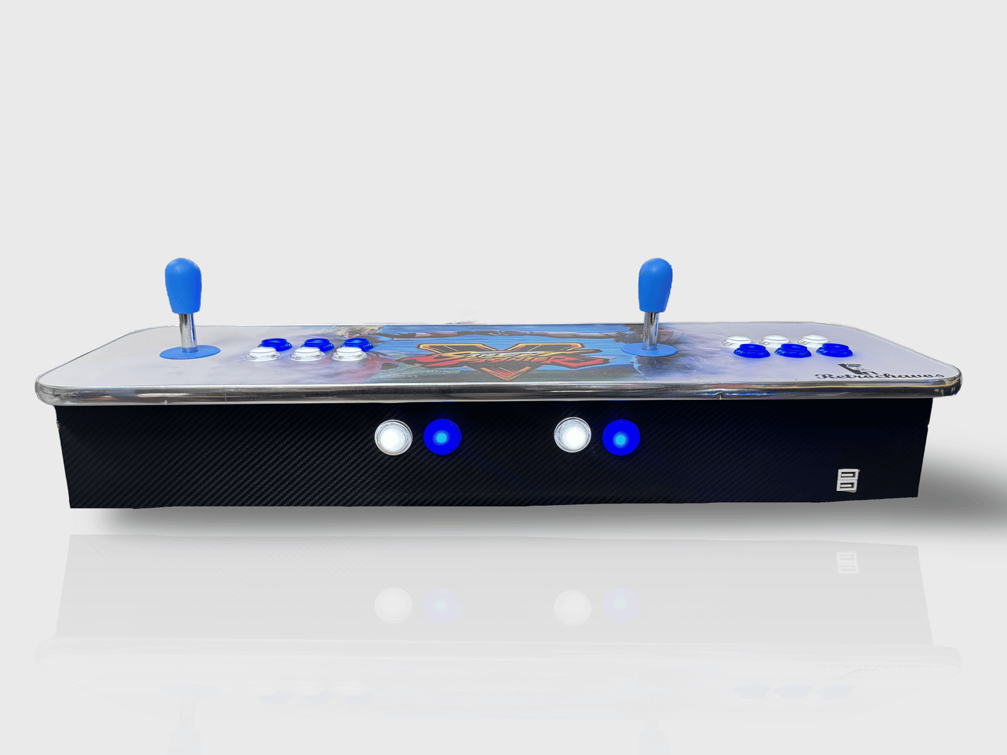 Tablero Arcade con botones de luz led -  Street Figther 1.2