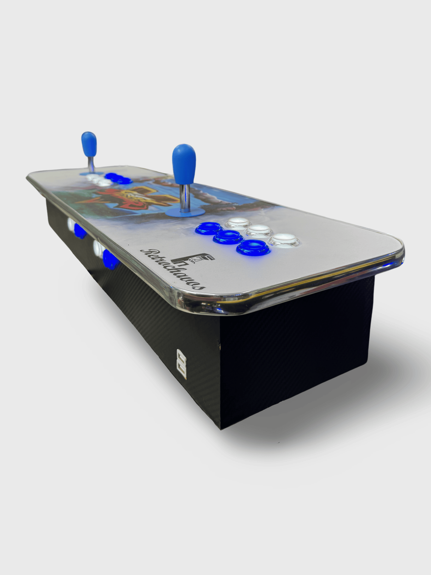 Tablero Arcade con botones de luz led -  Street Figther 1.2