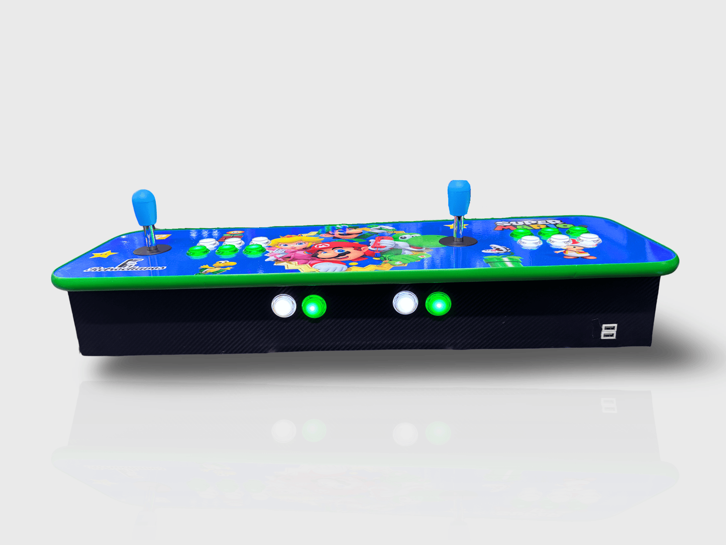 Tablero Arcade con botones de luz led - Mario Bros 1.3