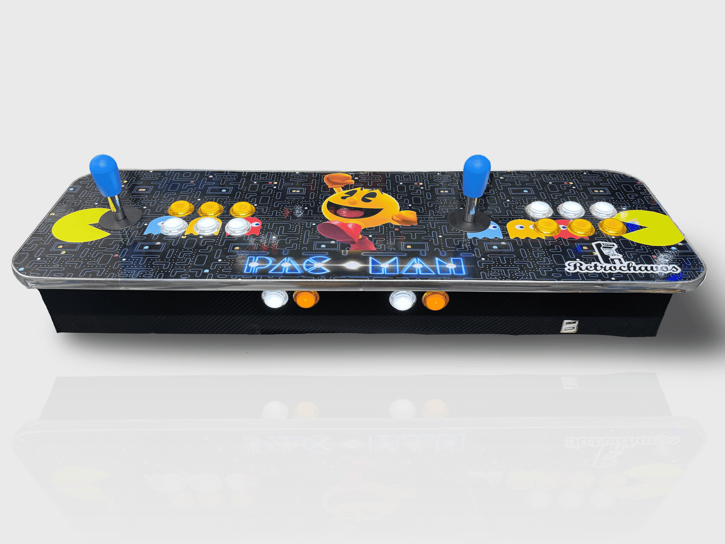 Tablero Arcade con botones de luz led - Pac Man 1.2