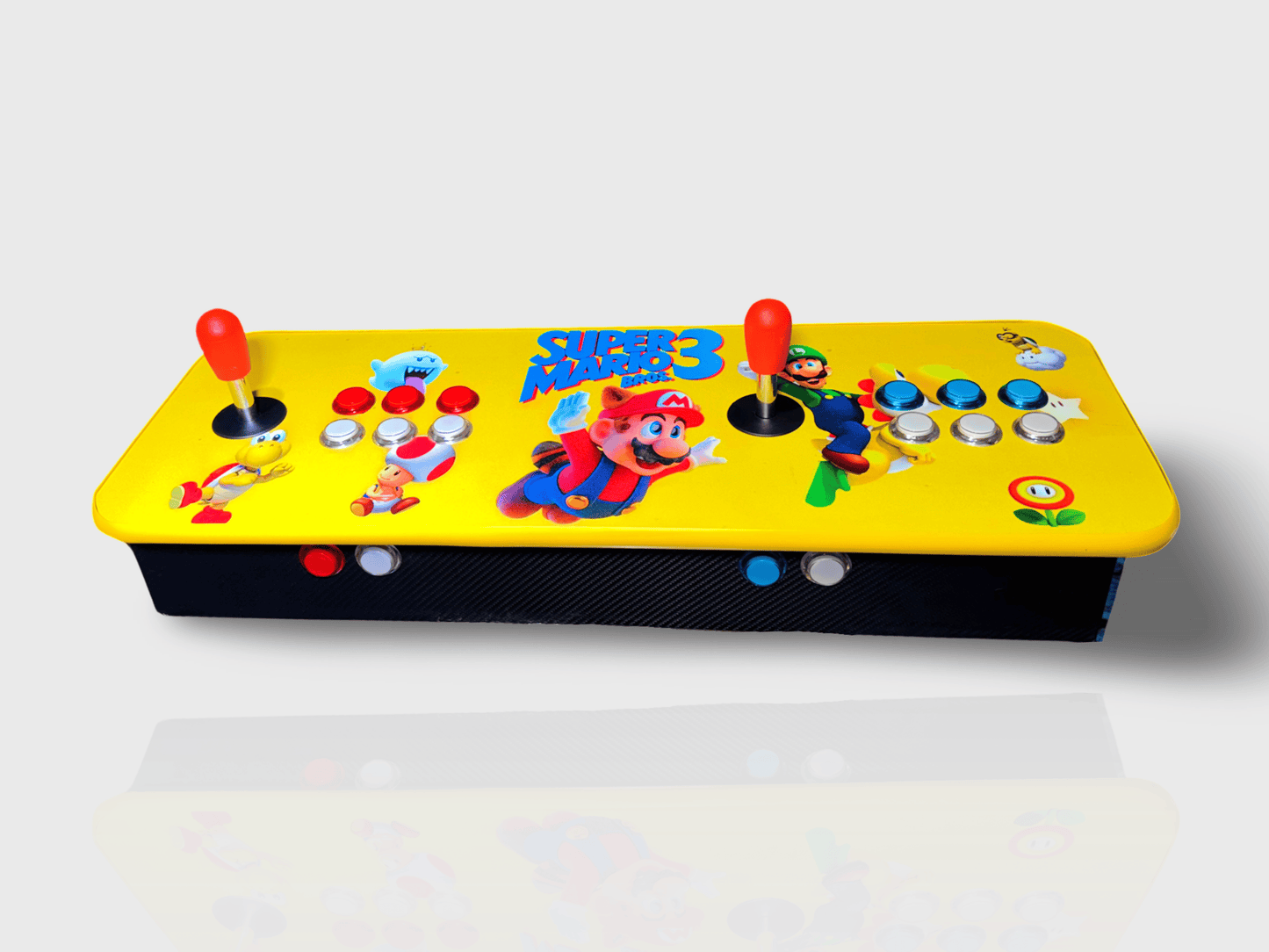 Tablero Arcade con botones de luz led - Mario Bros 1.4