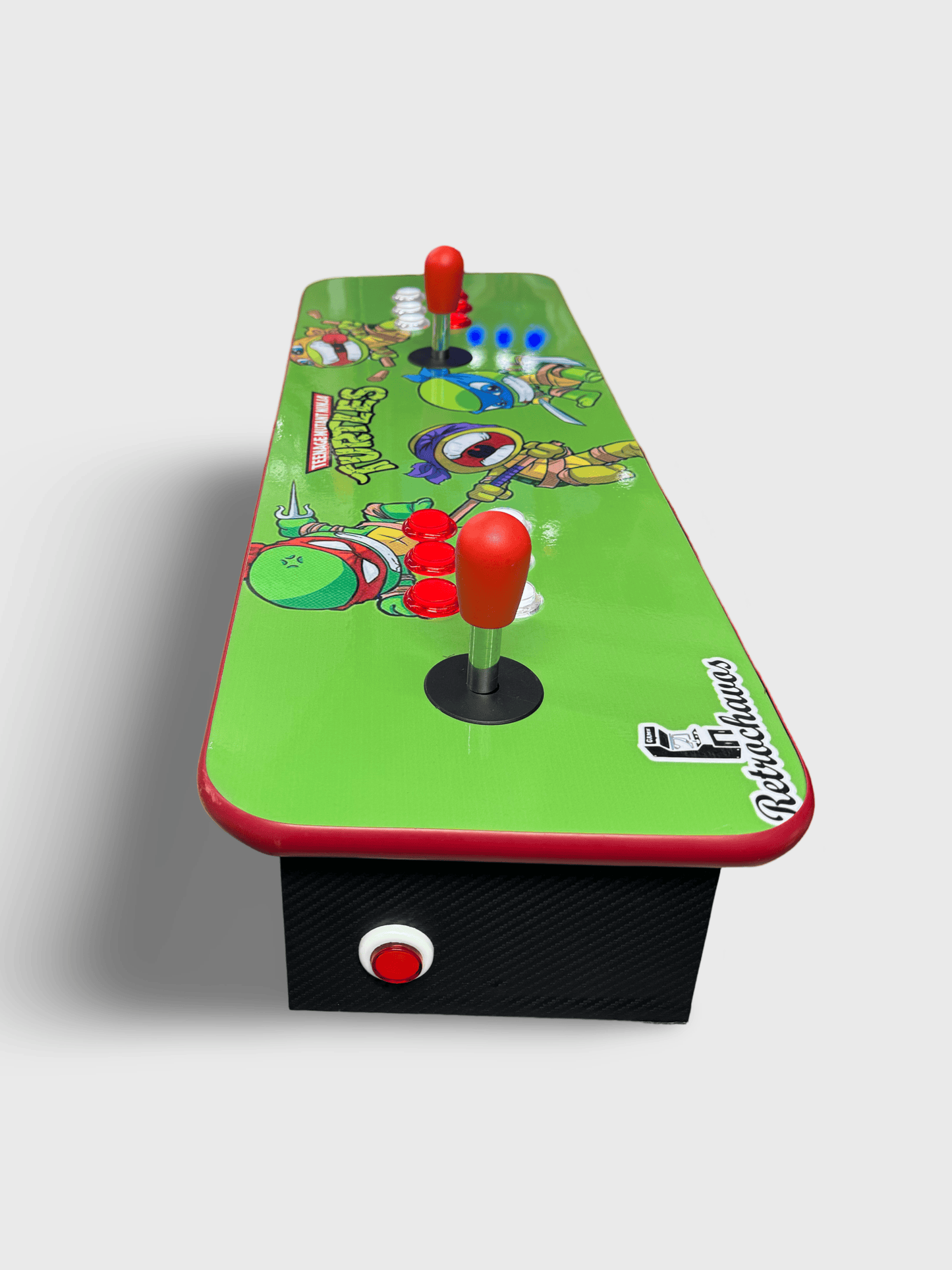 Tablero Arcade con botones de luz led - Tortugas Ninja