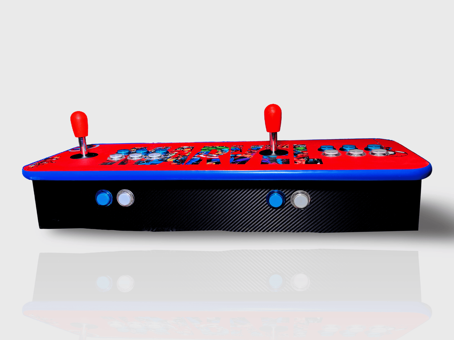 Tablero Arcade con botones de luz led - Marvel