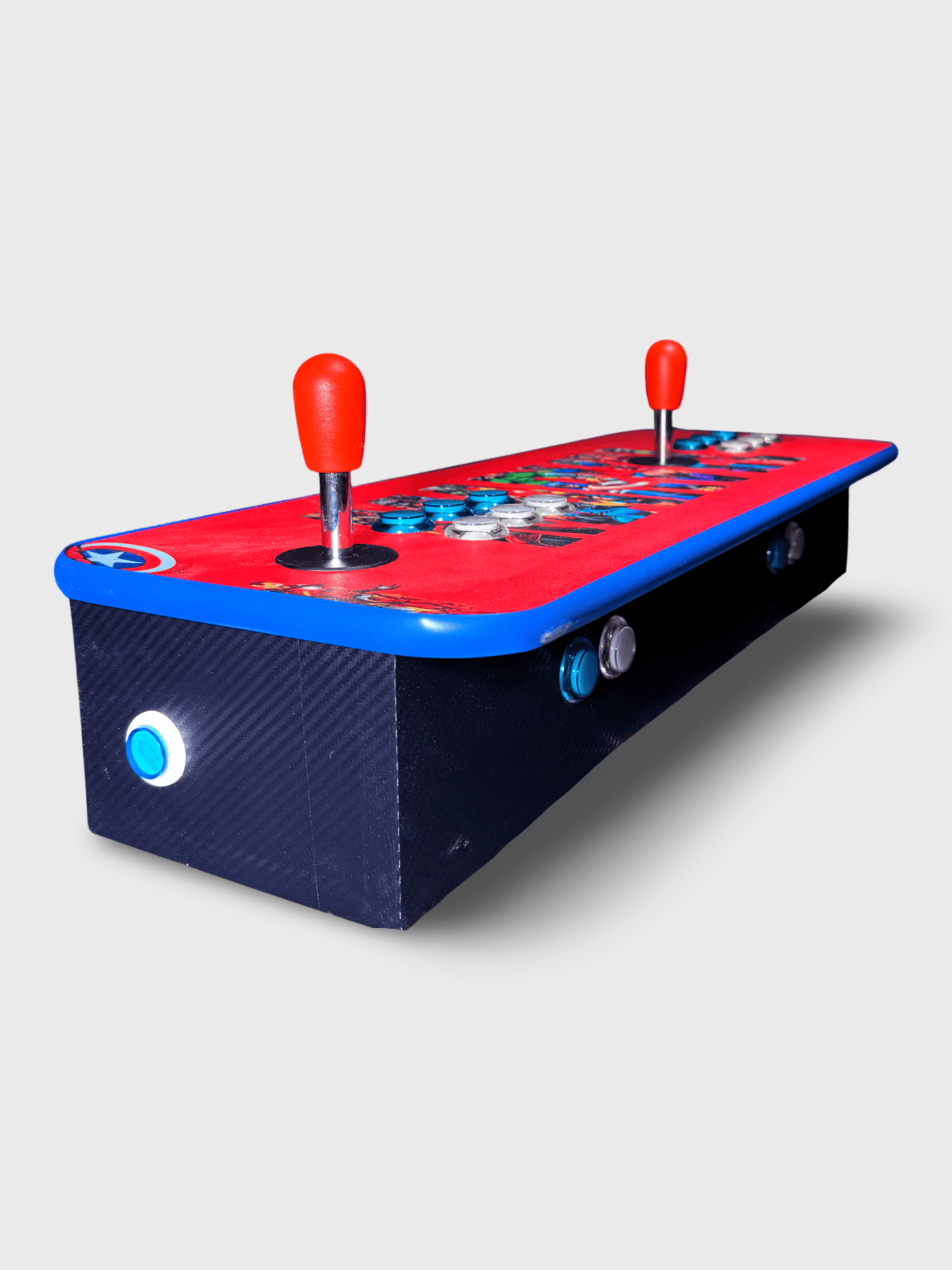 Tablero Arcade con botones de luz led - Marvel