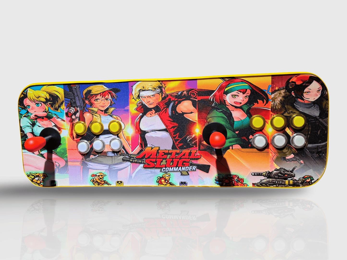 Tablero Arcade con botones de luz led - Metal Slug