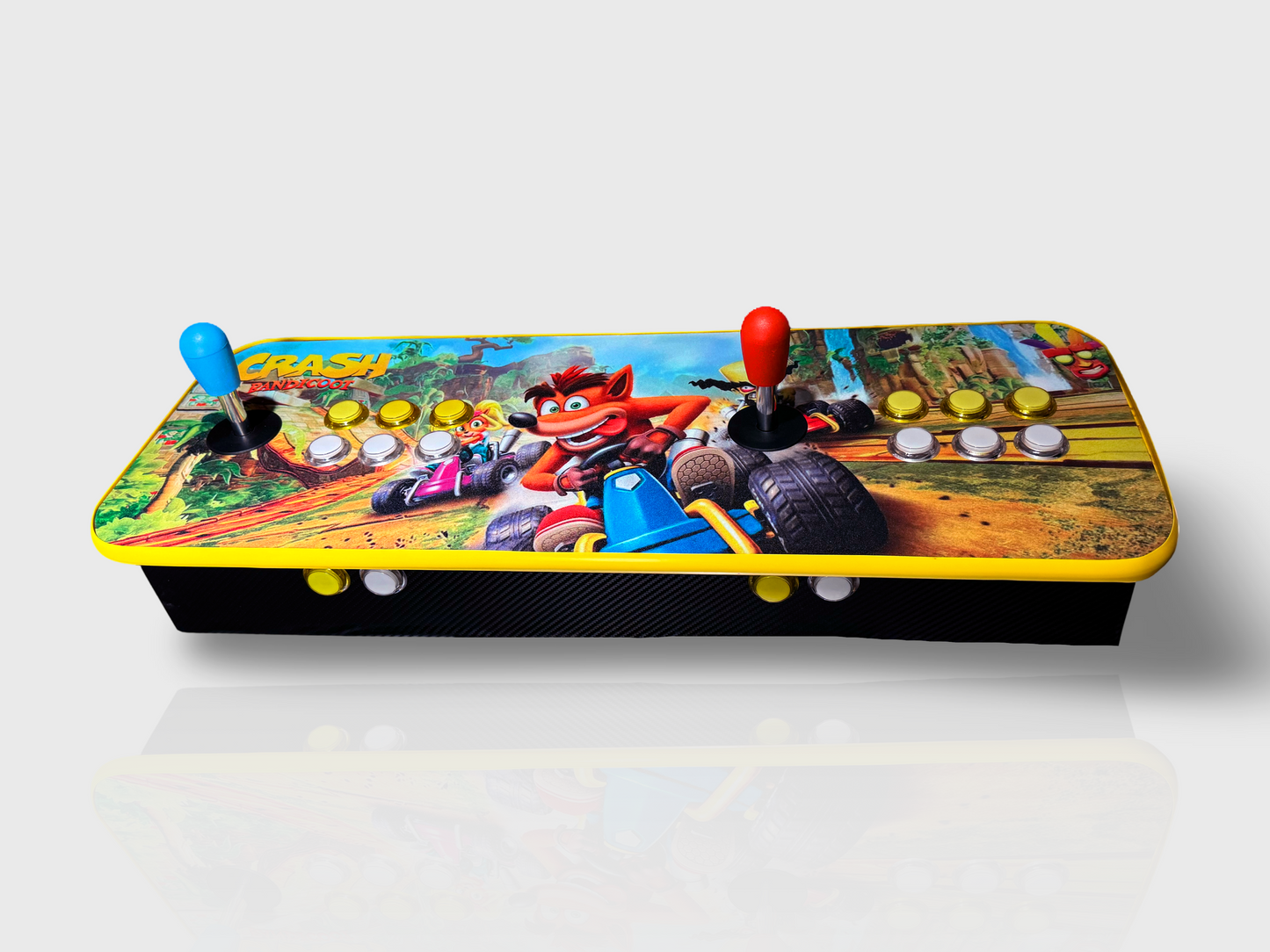 Tablero Arcade con botones de luz led - Crash Bandicoot 1.2