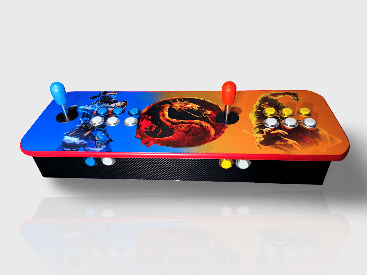 Tablero  Arcade con botones de luz led - Mortal Kombat