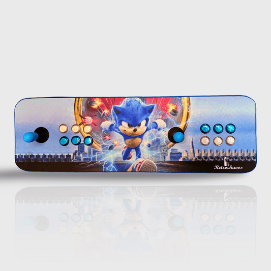 Tablero Arcade con botones de luz led - Sonic