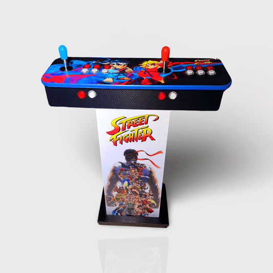 Tablero Arcade con Pedestal de STREET FIGTHER