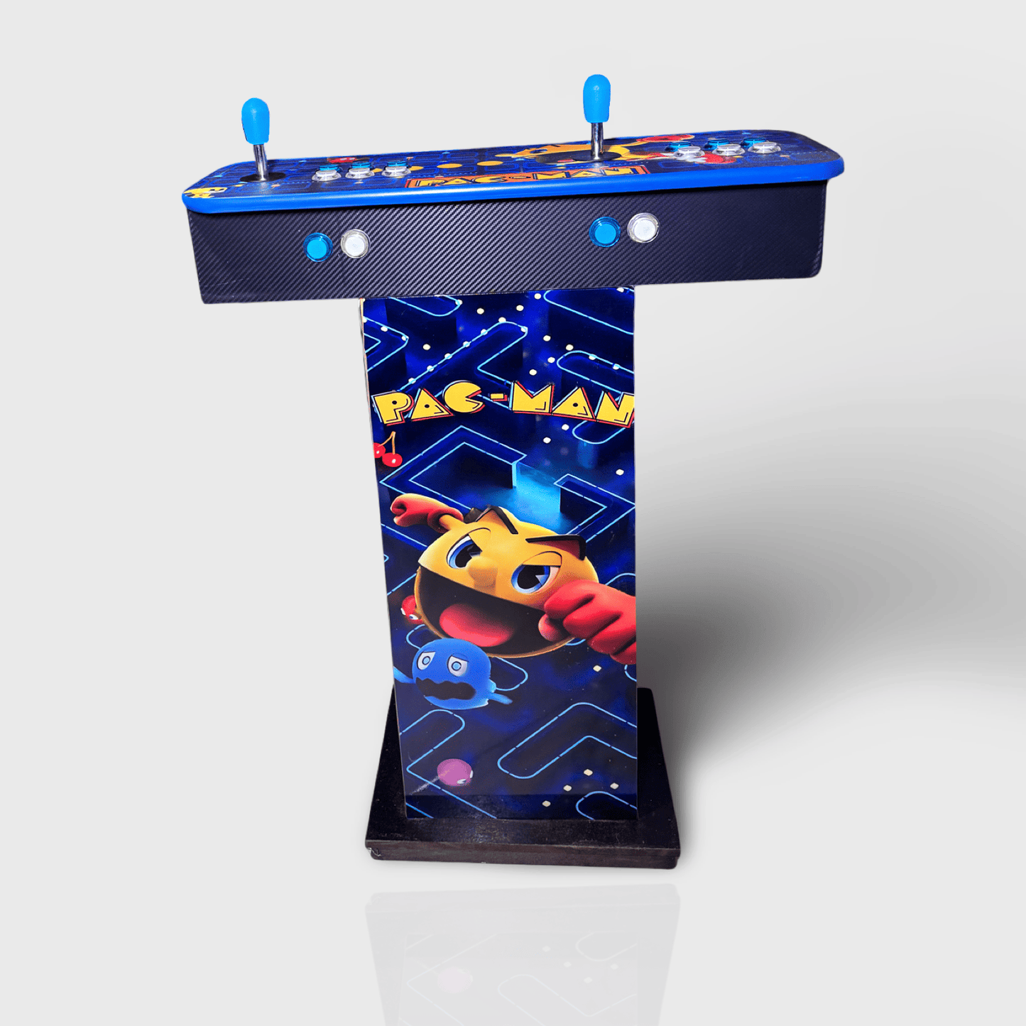 Tablero Arcade con Pedestal de Pac Man 1.2