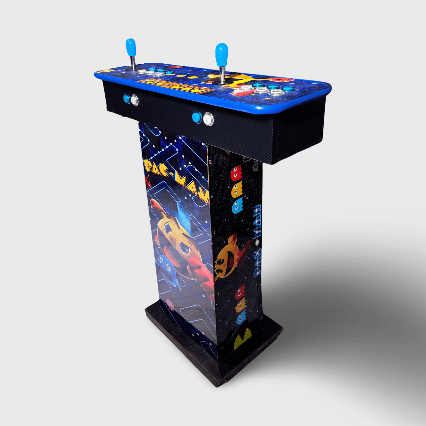 Tablero Arcade con Pedestal de Pac Man 1.2