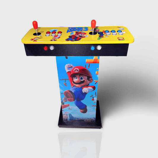 Tablero Arcade con Pedestal de Mario Bros 1.3