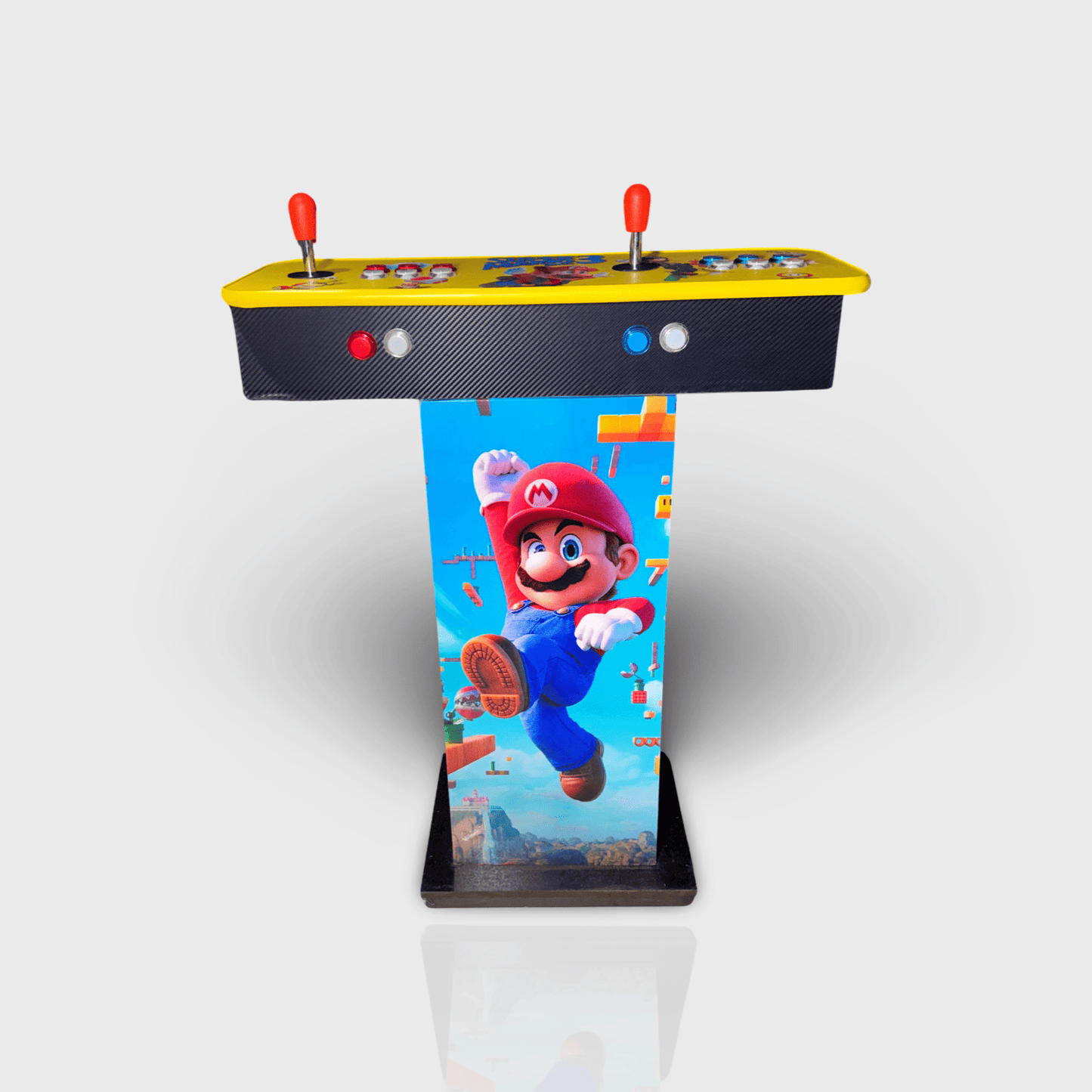 Tablero Arcade con Pedestal de Mario Bros 1.3