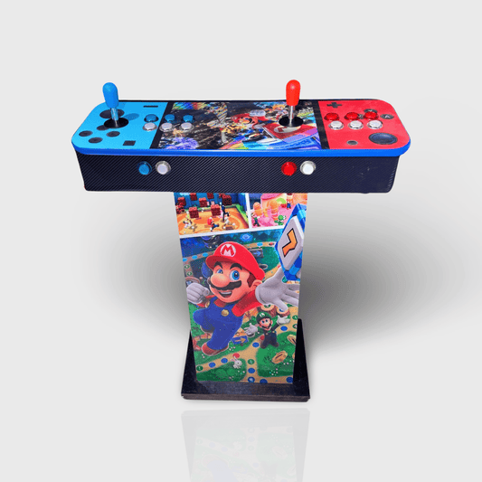 Tablero Arcade con Pedestal de Mario Bros 1.2