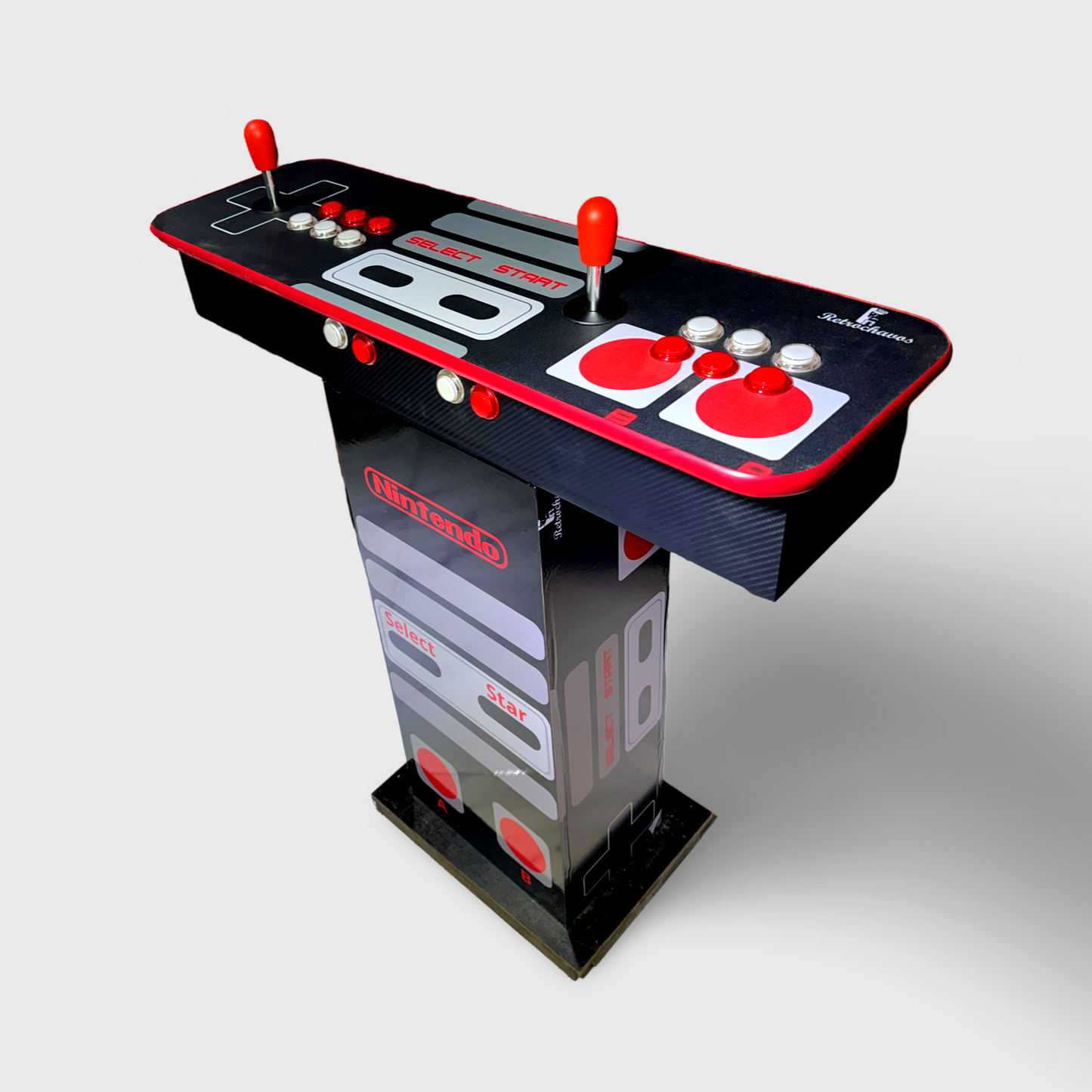 Tablero Arcade con Pedestal de Nintendo