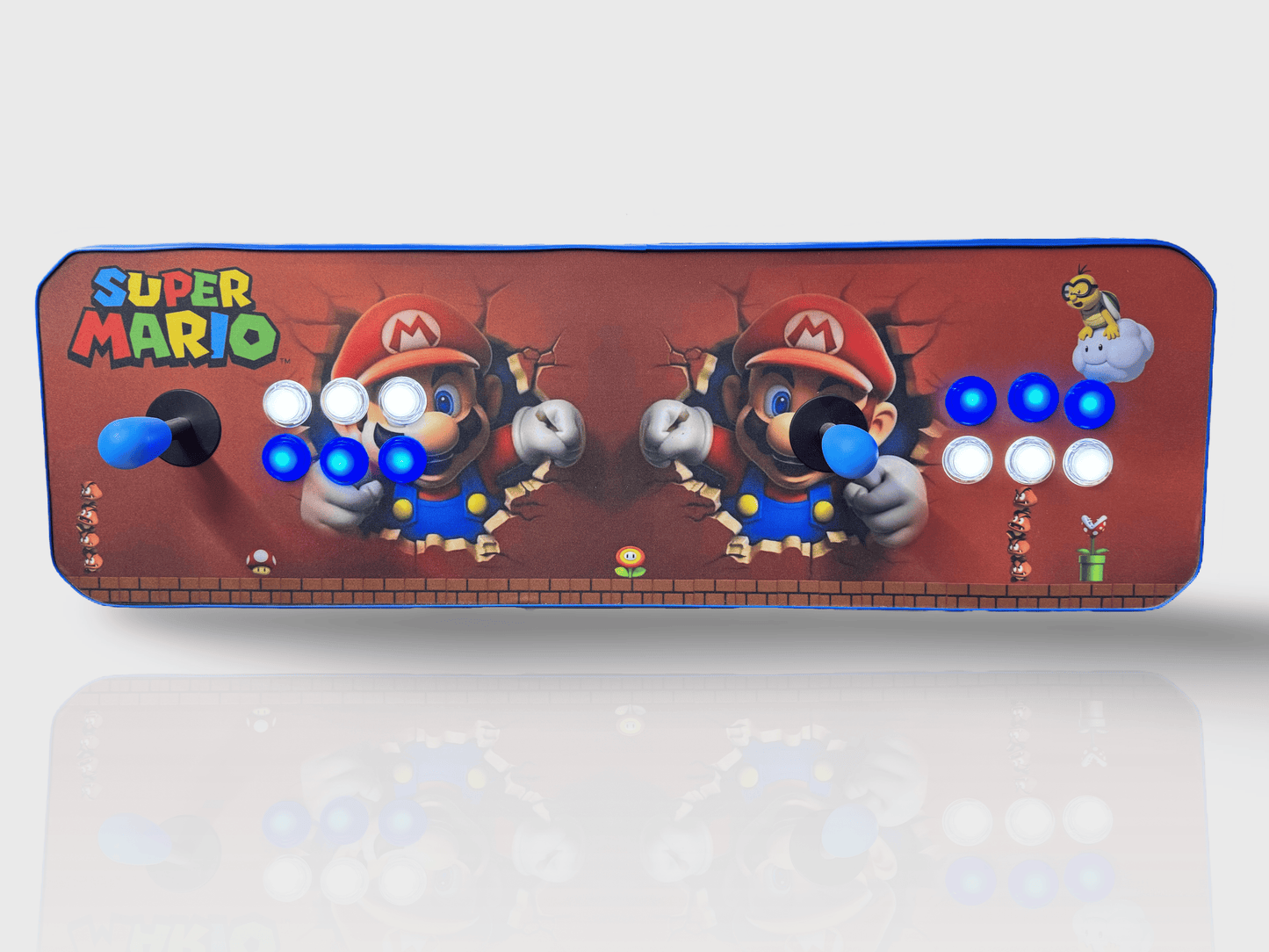 Tablero Arcade con botones de luz led - Mario Bros 1.1